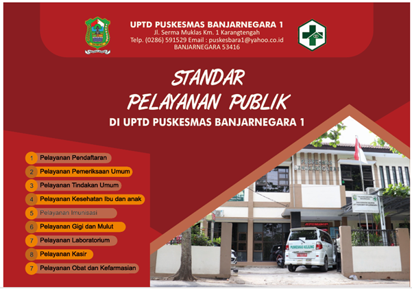STANDAR PELAYANAN PUBLIK UPTD PUSKESMAS BANJARNEGARA 1