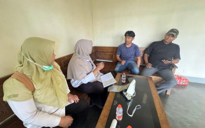 Kunjungan Korban Tanah Longsor Desa Sitekung Kecamatan Pandanarum